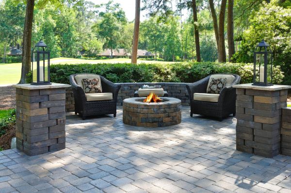 Fire Pit Installation in Asheville