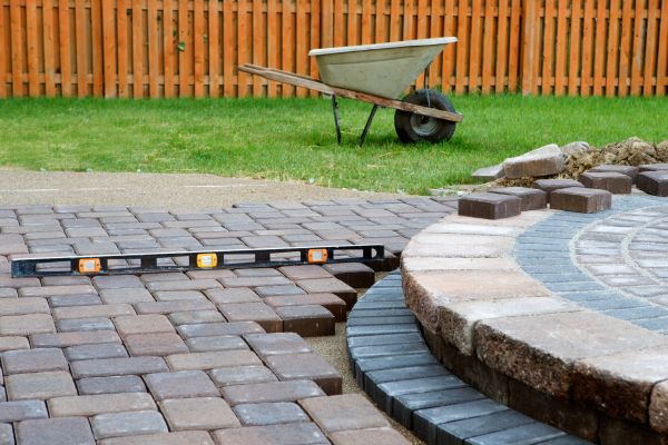 Patio Brick Installation in Asheville